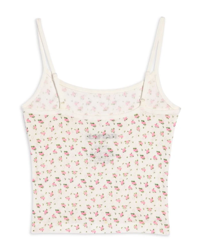 Girls' Tween Marina Pointelle Cami - Big Kid