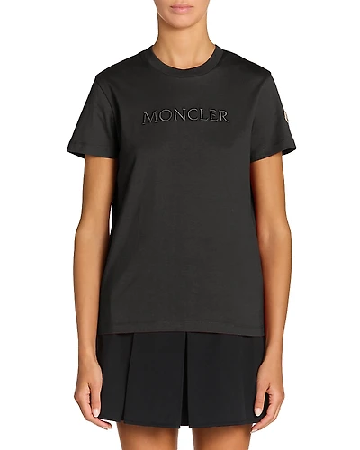 Moncler Embroidered Logo Tee