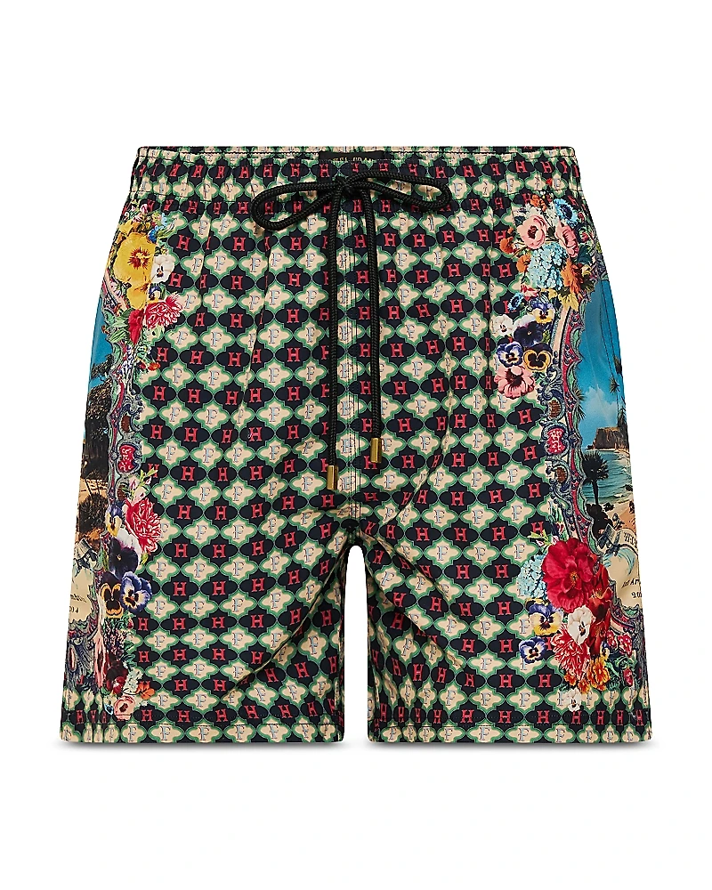 Camilla Printed Mid Length 12 Boardshorts