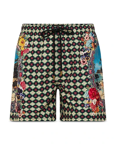 Camilla Printed Mid Length 12 Boardshorts