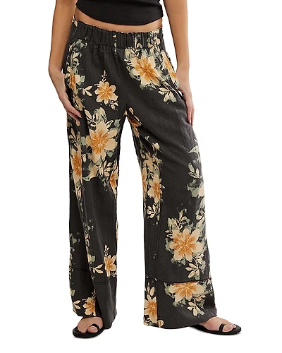 Free People Days End Printed Pants