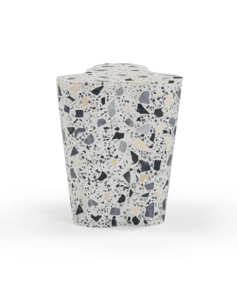 Slab Terrazzo Side Table