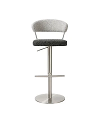 Cosmo Boucle Adjustable Stool