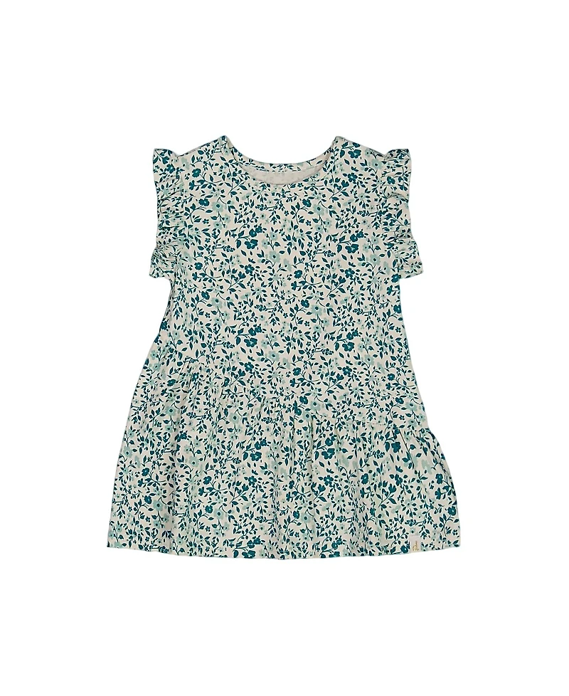 Deux par Deux Girls' Printed Organic Cotton Tunic Top - Baby
