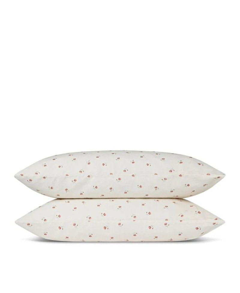 Posy Bud Linen Blend Pillowcase Pair, Standard
