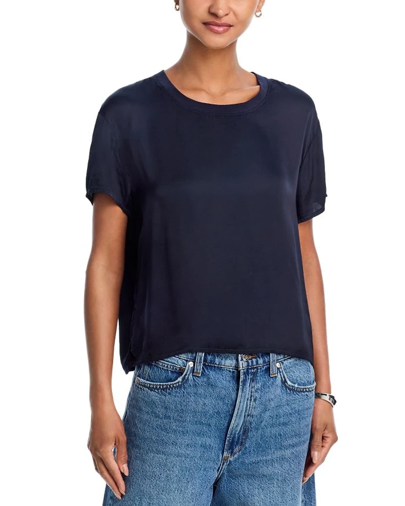 Delphine Satin Tee