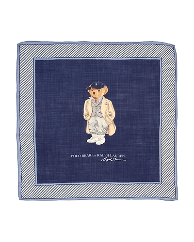 Fall Bear Wool & Silk Bandana
