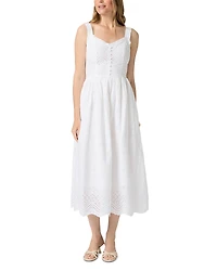 Paige Riesling Eyelet Midi Dress