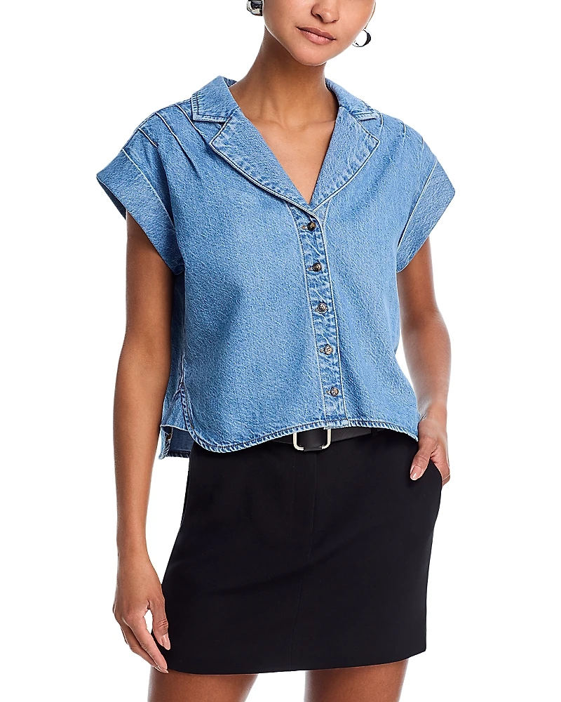 Paige Hadley Lightweight Denim Shirt