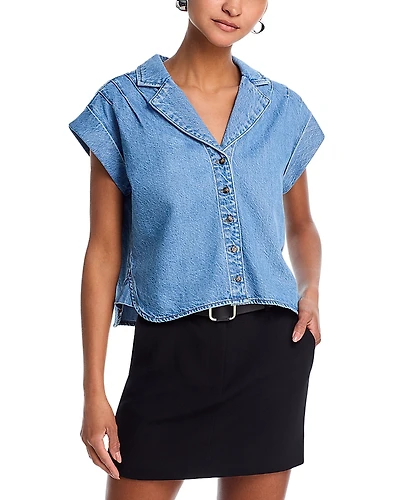 Paige Hadley Lightweight Denim Shirt