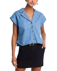 Paige Hadley Lightweight Denim Shirt