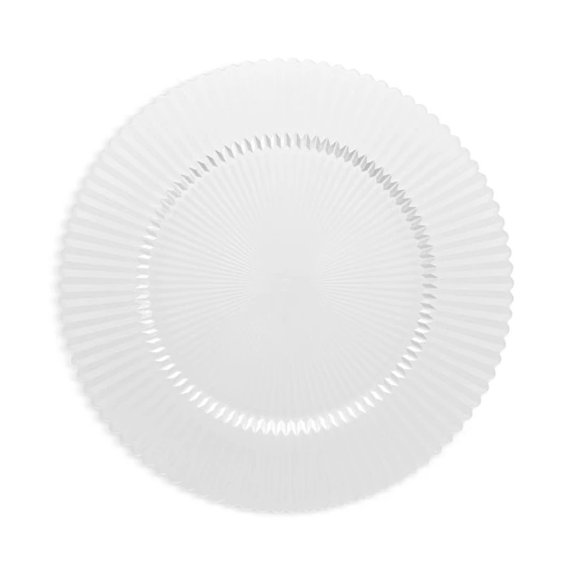 Archie Clear Charger Plate, Set of 4