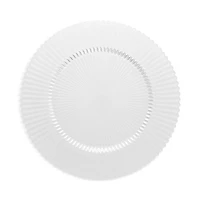 Archie Clear Charger Plate, Set of 4