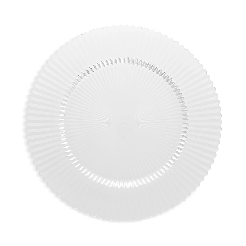 Fortessa Archie Clear Charger Plate, Set of 4