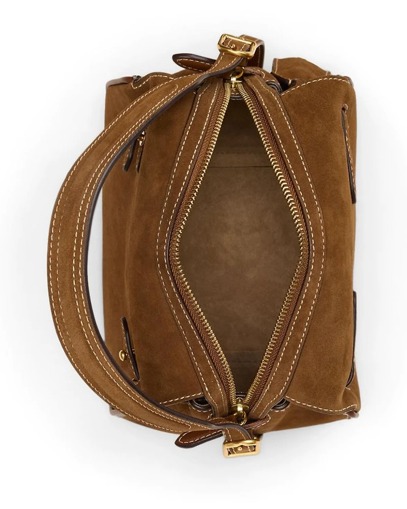 Polo ID Suede Mini Satchel