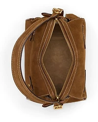Polo ID Suede Mini Satchel
