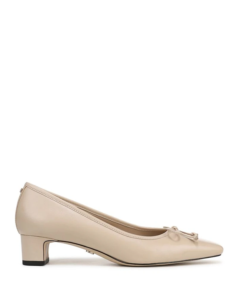 Women's Rinda Leather Kitten Heel Pumps