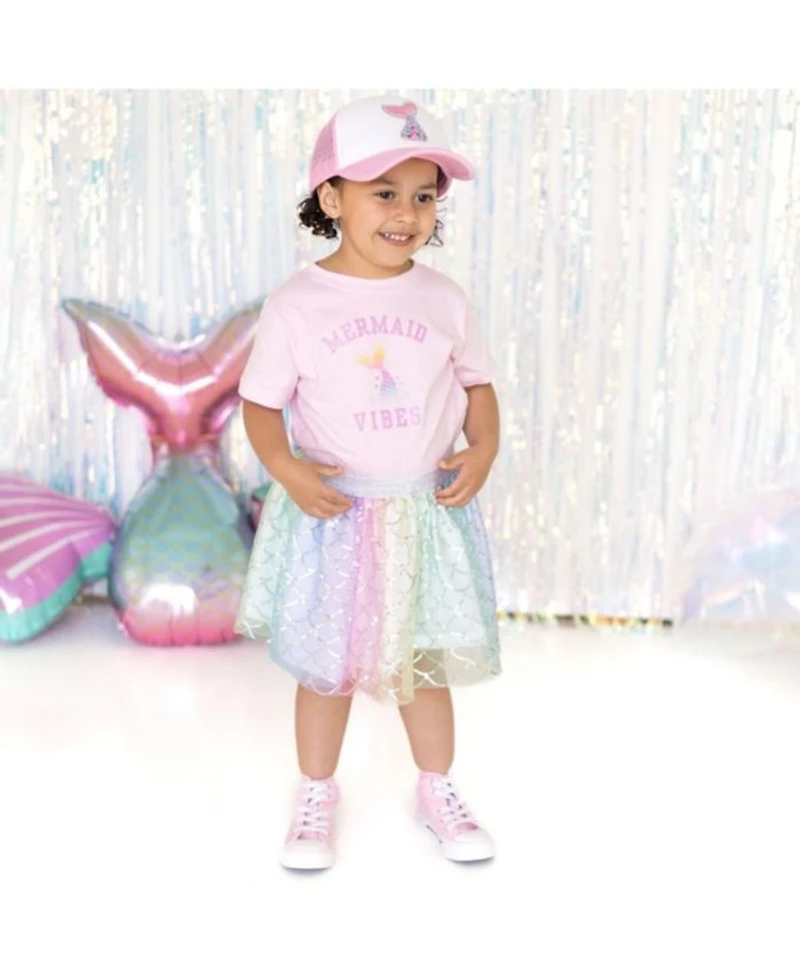 Girls' Mermaid Vibes Short Sleeve T-Shirt - Baby, Little Kid, Big Kid