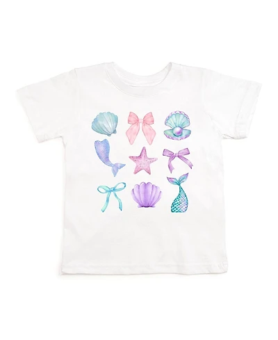 Sweet Wink Girls' Mermaid Cutie Short Sleeve T-Shirt - Baby, Little Kid