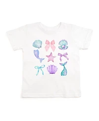 Sweet Wink Girls' Mermaid Cutie Short Sleeve T-Shirt - Baby, Little Kid