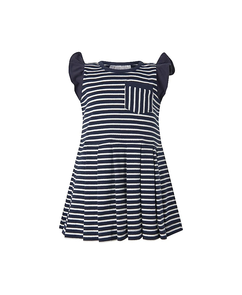 Rachel Riley Girls' Breton Tennis Dress - Little Kid, Big Kid