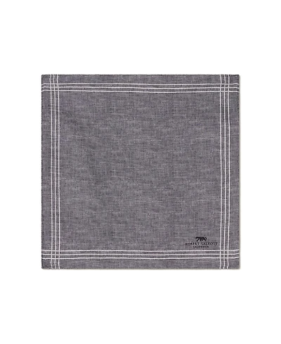 Robert Talbott Collins Reversible Silk Pocket Square