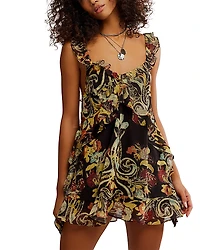 Free People Bali Flora Mini Dress