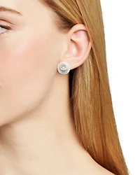 Soli Double Ball Cultured Freshwater Pearl Earrings