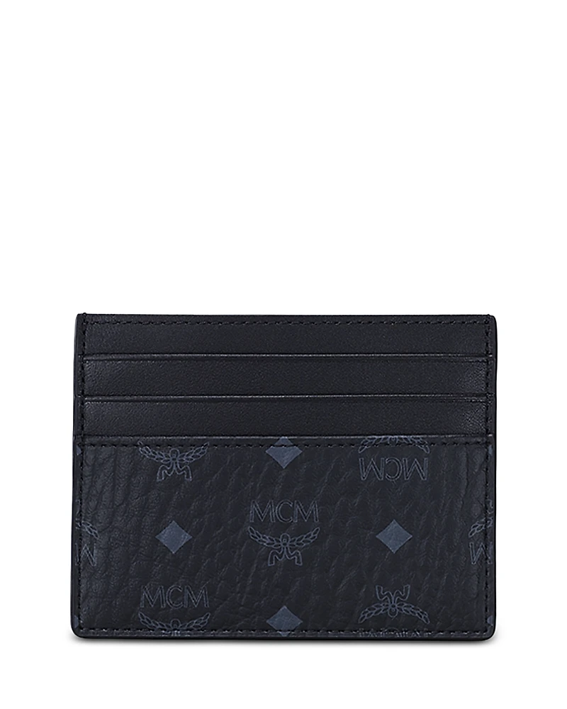 Mcm Visetos Money Clip Card Case