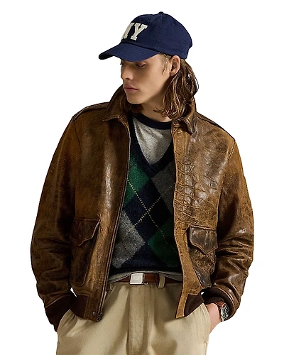 Polo Ralph Lauren Leather Flight Jacket