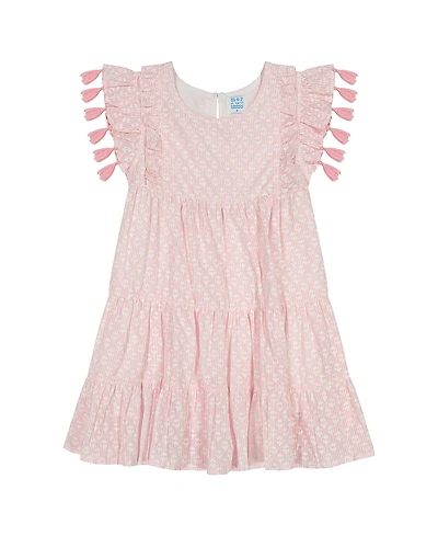 Mer St. Barth Girls' Stripe Sophie Tassel Dress - Little Kid, Big Kid