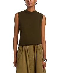 Co Cashmere Crewneck Shell Sweater