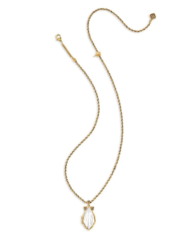Alexa Locket Pendant Necklace, 19"