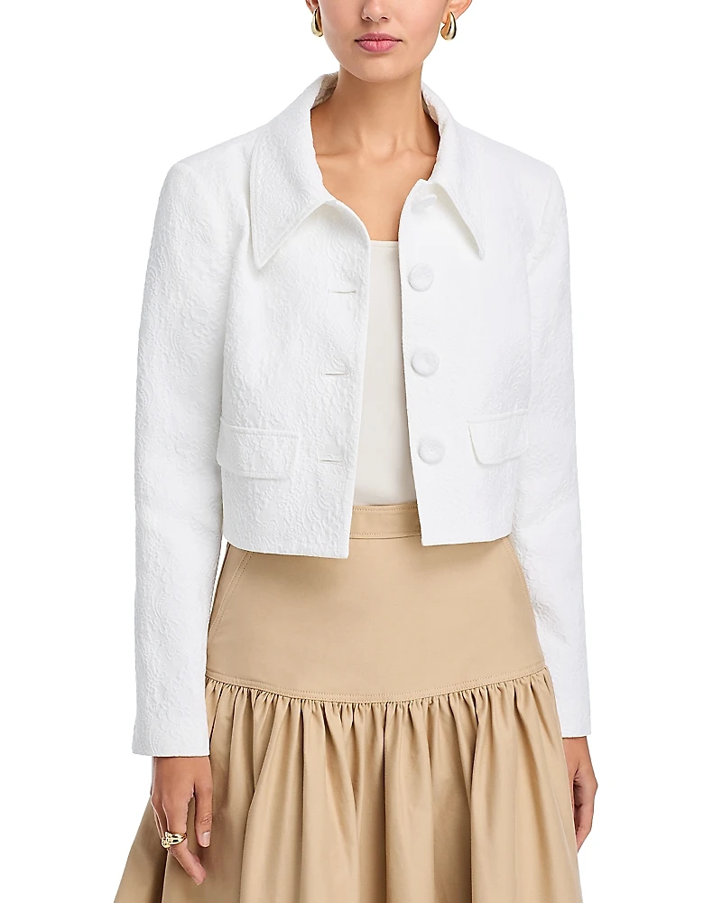Carolina Herrera Cropped Collared Jacket