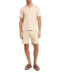 Matejo Mini Check Open Neck Polo Shirt