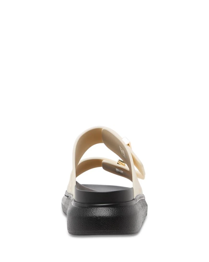 Women's Leather Slide Sandals