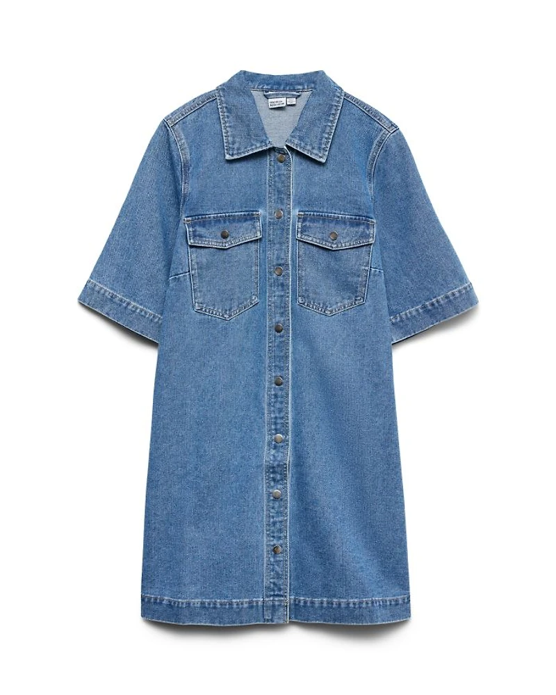 Denim Shirtdress