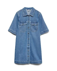 Denim Shirtdress