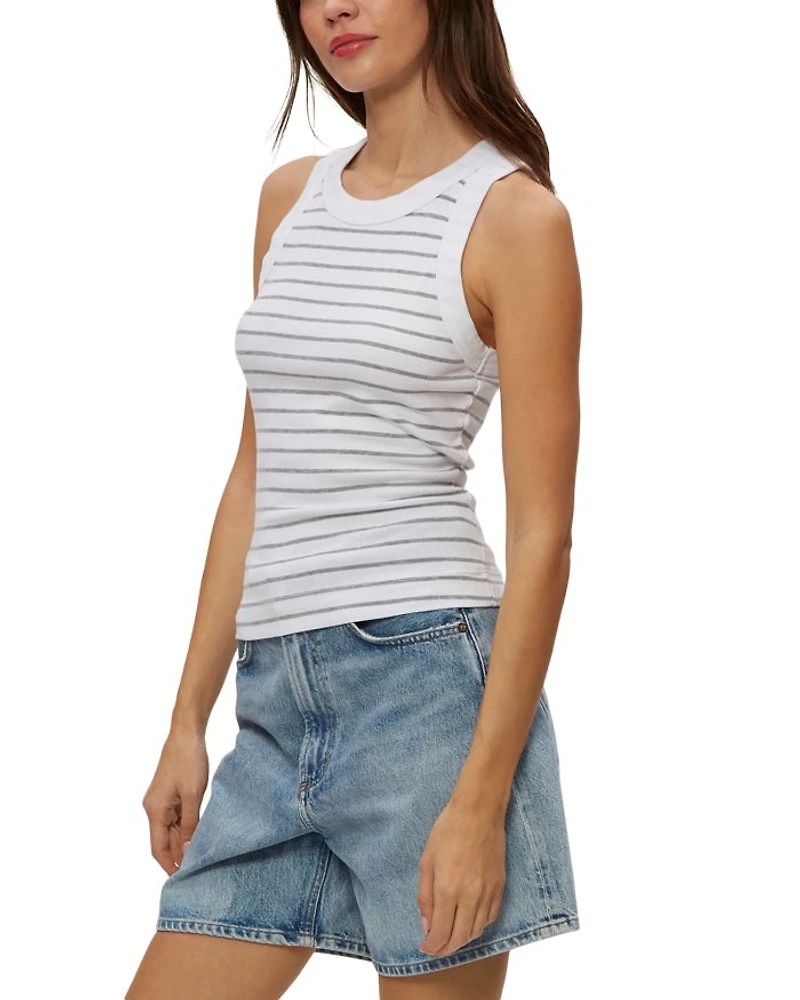 Gina Stripe Ultra Rib Tank