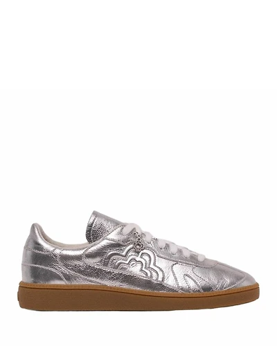 Women's Metallic Leather Sneakers