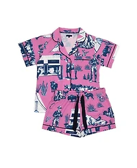 Marfa Toile Pajama Shorts Set
