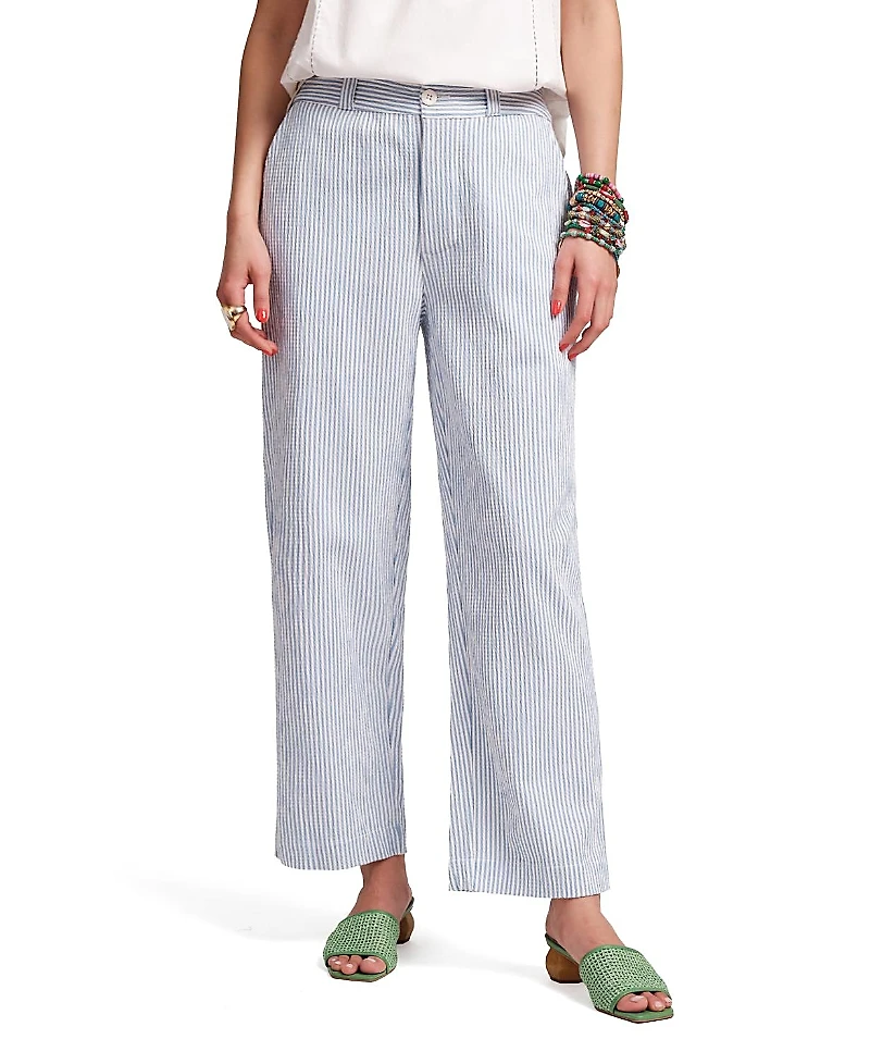 Frances Valentine Coleman Pant Stripe Seersucker