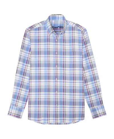 Harrison Button Down Multicolor Plaid Oxford Shirt