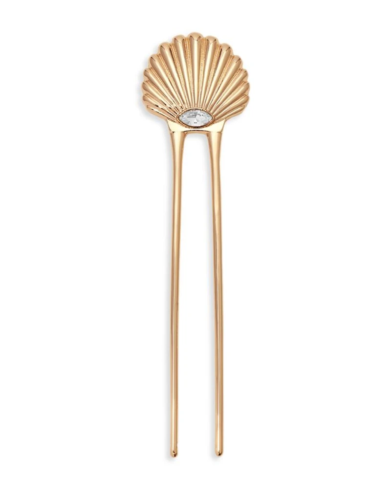 Santorini Cubic Zirconia Shell Hair Pin