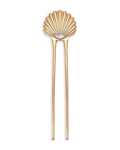 Santorini Cubic Zirconia Shell Hair Pin