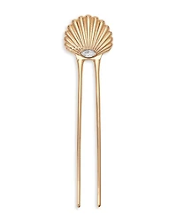 Santorini Cubic Zirconia Shell Hair Pin