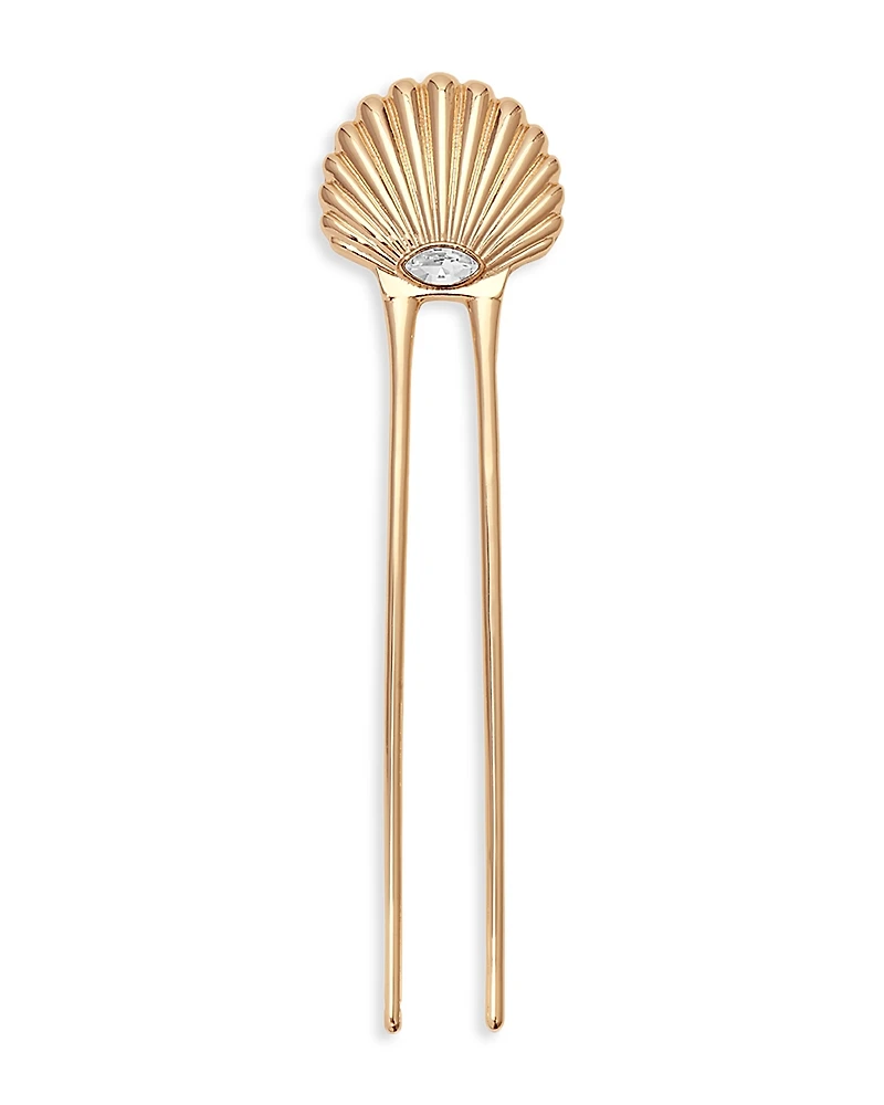Ettika Santorini Cubic Zirconia Shell Hair Pin