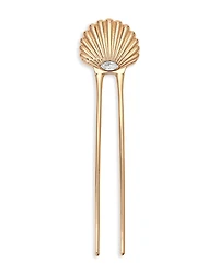 Ettika Santorini Cubic Zirconia Shell Hair Pin