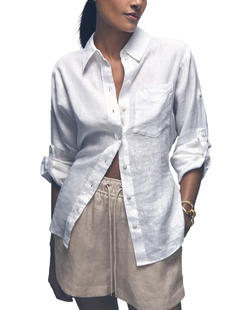 Willow Linen Blend Shorts