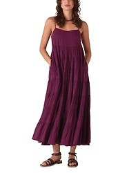 Cotton Tiered Maxi Sun Dress
